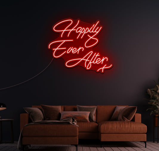 Happily Ever After LED Neon Sign