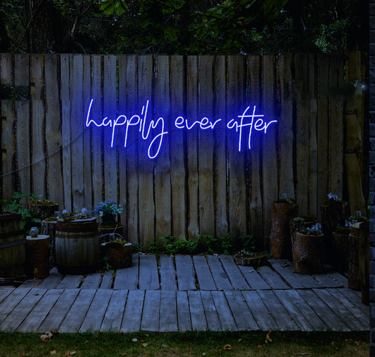 Happily Ever After LED Neon Sign