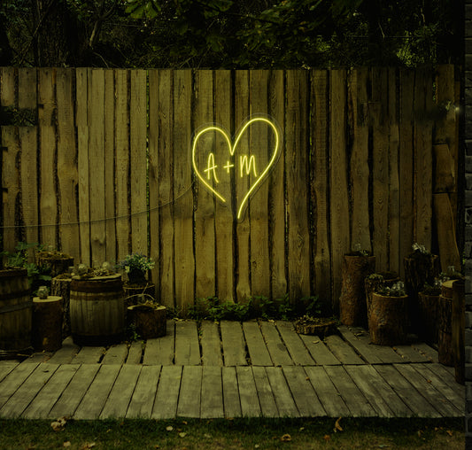 Initials LED Neon Sign