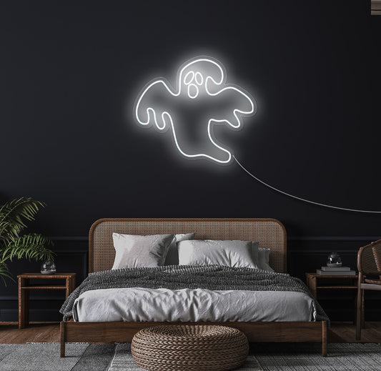 Ghost One LED Neon Sign
