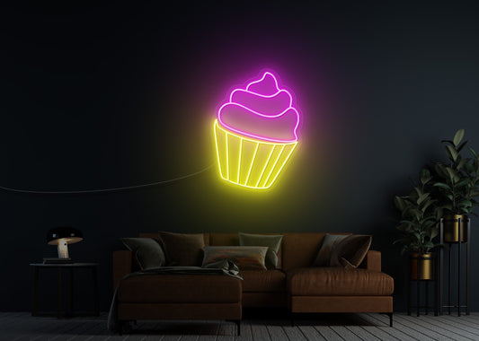 Cup Cake LED Neon Sign