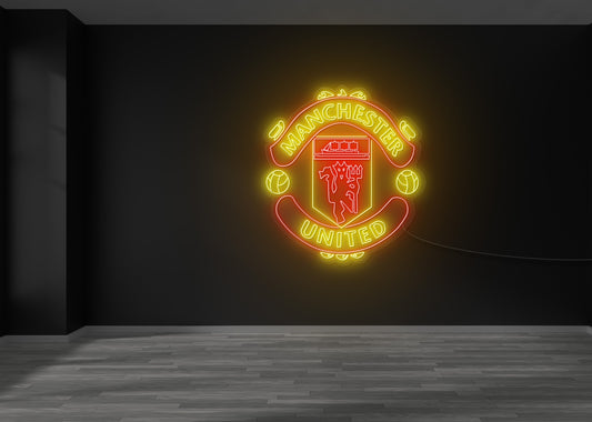 English Football/Soccer- Red Logo LED Neon Sign