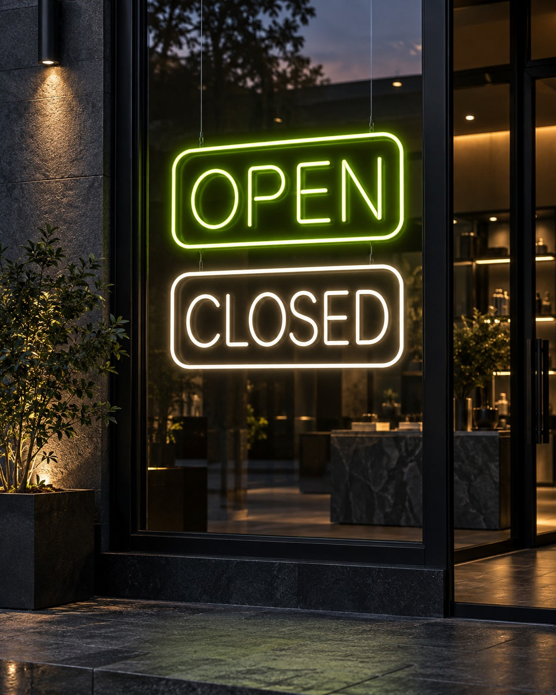 Open & Closed – The Neon Factory Australia