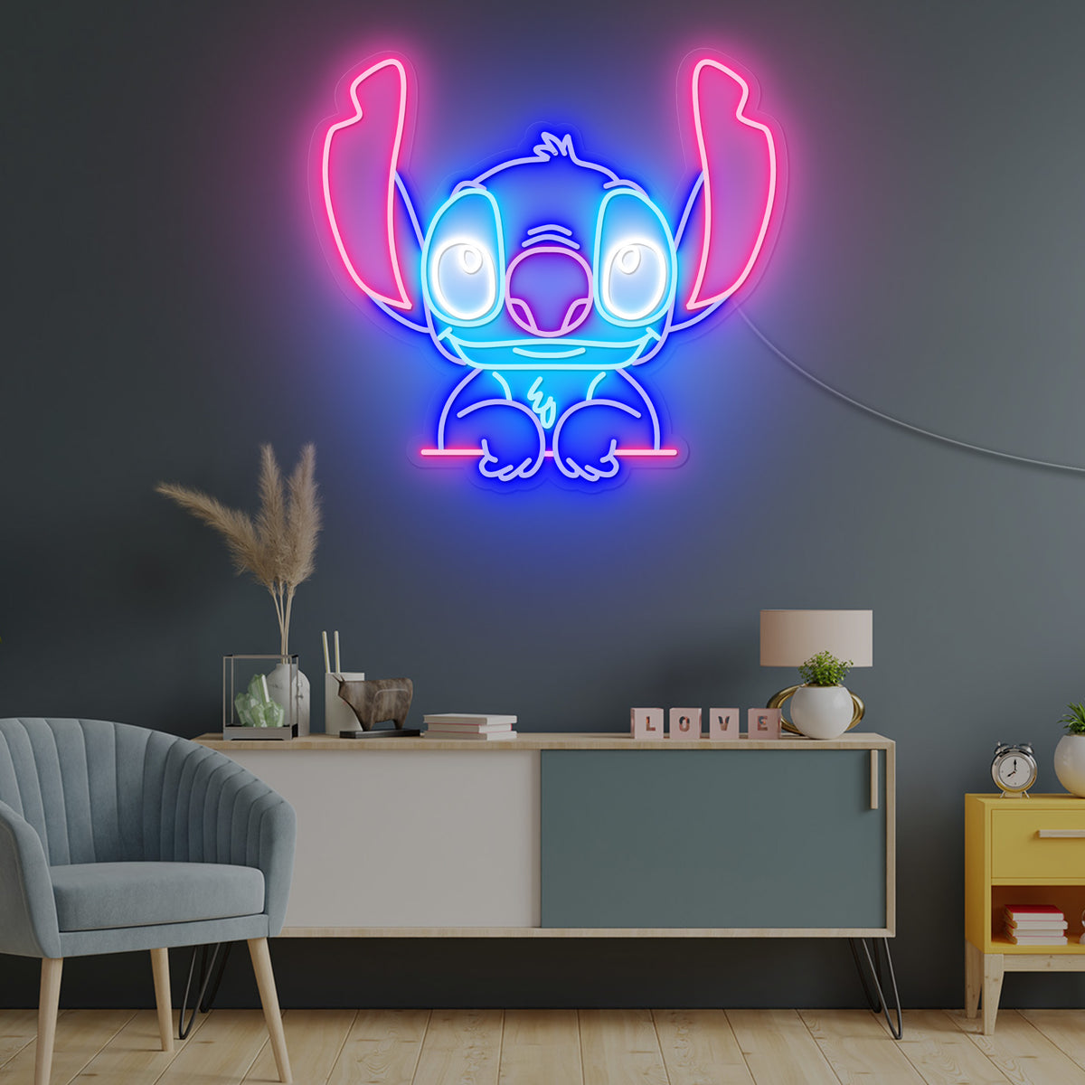 Stitch LED Neon Sign