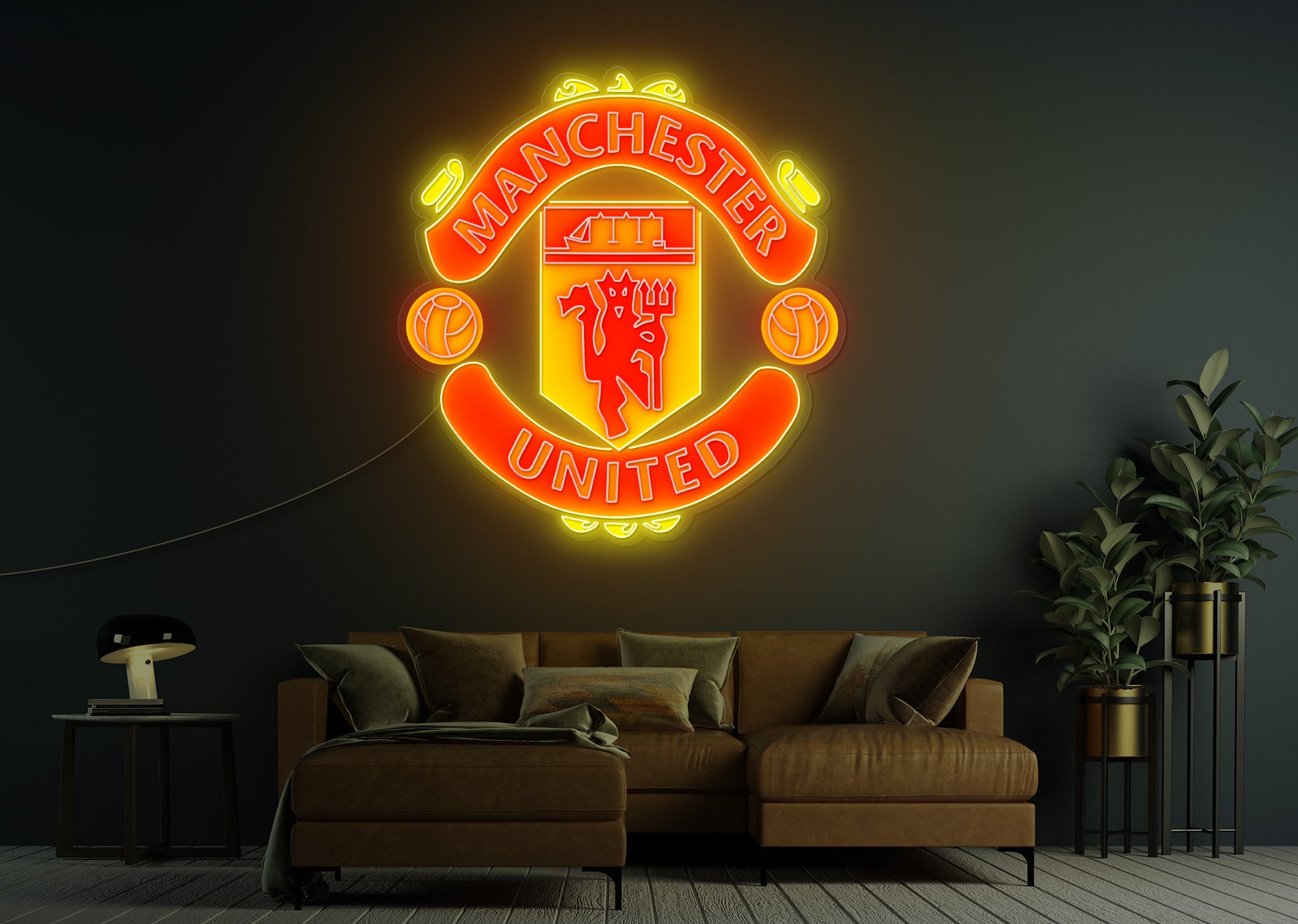 Mu Neon Sign The Red Devils LED Neon Sign – The Neon Factory Australia
