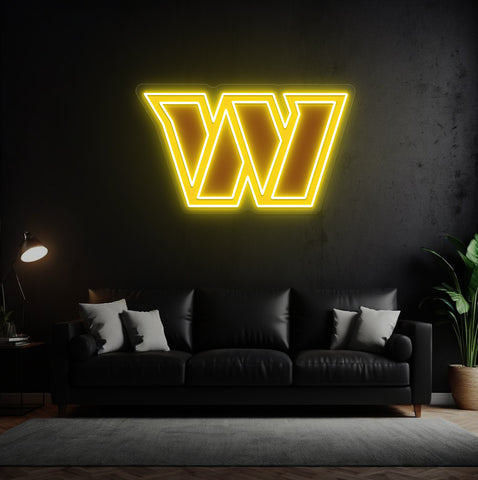 Washington American Football LED Neon Sign