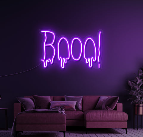 Booo! LED Neon Sign