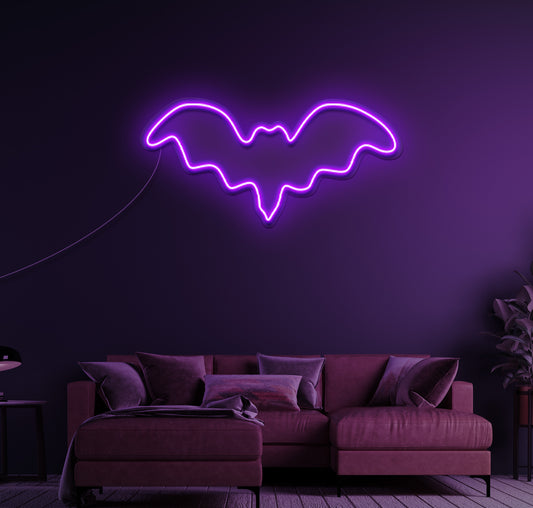 Simple Bat LED Neon Sign