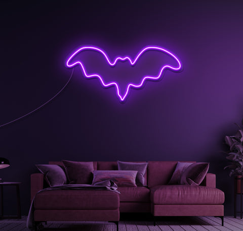 Simple Bat LED Neon Sign