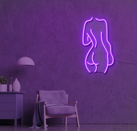 Naked Woman LED Neon Sign