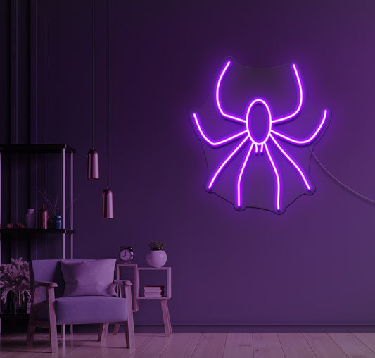 Simple Spider LED Neon Sign
