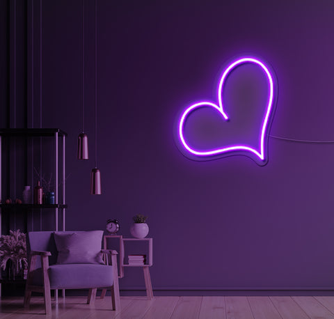 Love Heart LED Neon Sign