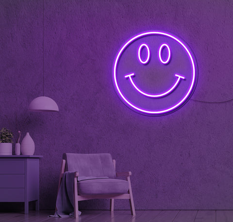 Mr Happy LED Neon Sign