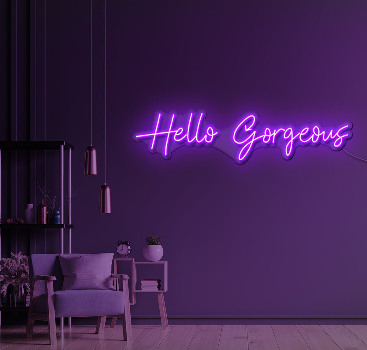 Hello Gorgeous LED Neon Sign