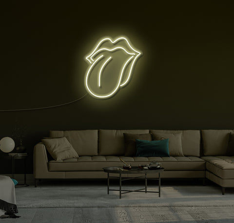 Rolling Stones Logo LED Neon Sign