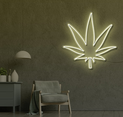 Marijuana Leaf LED Neon Sign