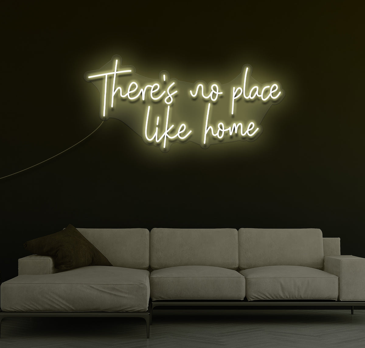 There's No Place Like Home LED Neon Sign