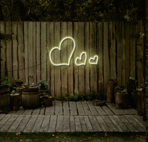 Heart Family LED Neon Sign