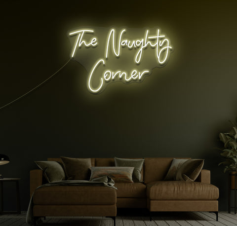 The Naughty Corner LED Neon Sign