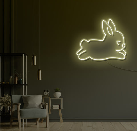 Baby Rabbit LED Neon Sign