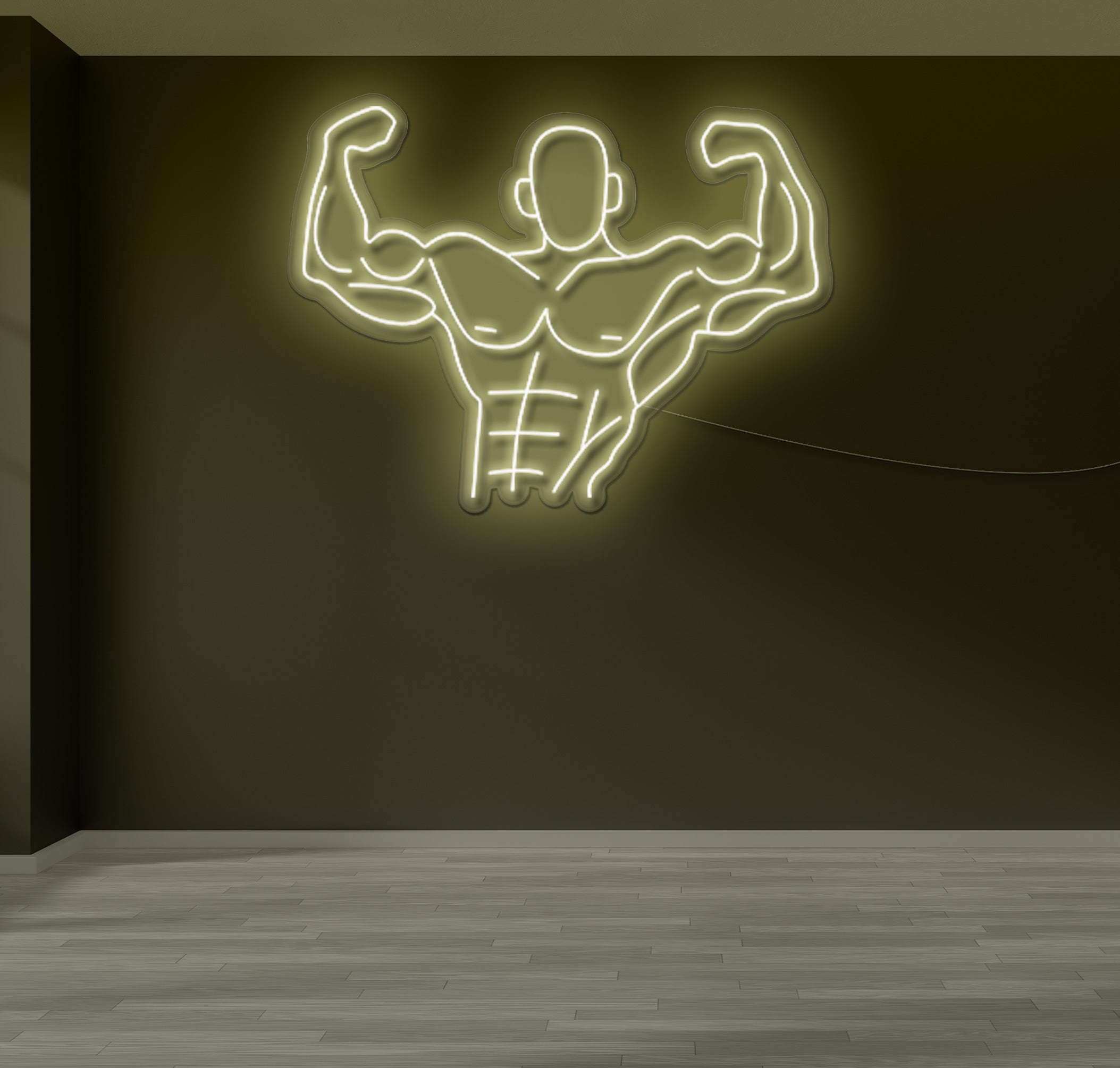 Strong Rhett Neon Strong Man LED Neon Sign – The Neon Factory Australia