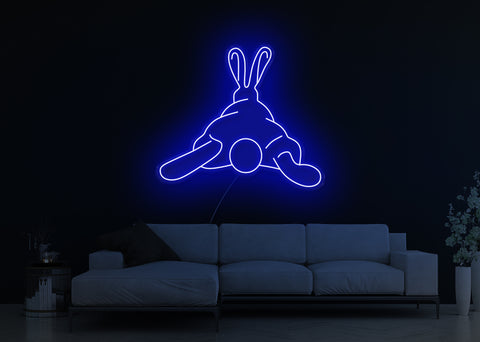 Squashy Bunny LED Neon Sign