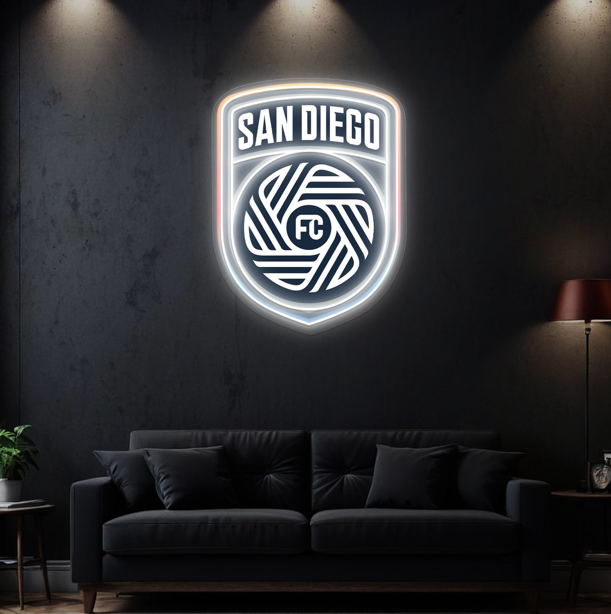 San Diego Soccer Team LED Neon Sign
