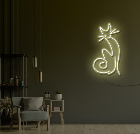 Kitty Cat LED Neon Sign