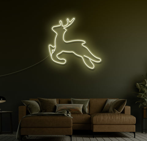 Reindeer LED Neon Sign