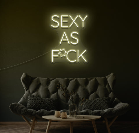 Sexy as F*** LED Neon Sign