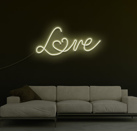 Red Love LED Neon Sign