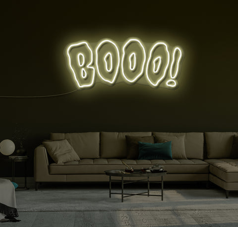 BOOO! LED Neon Sign