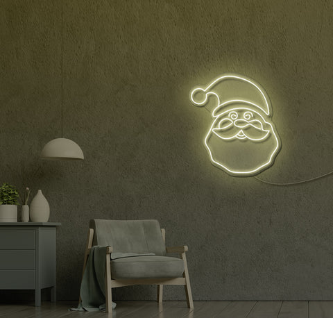 Happy Santa LED Neon Sign