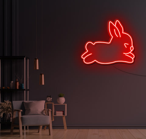 Baby Rabbit LED Neon Sign