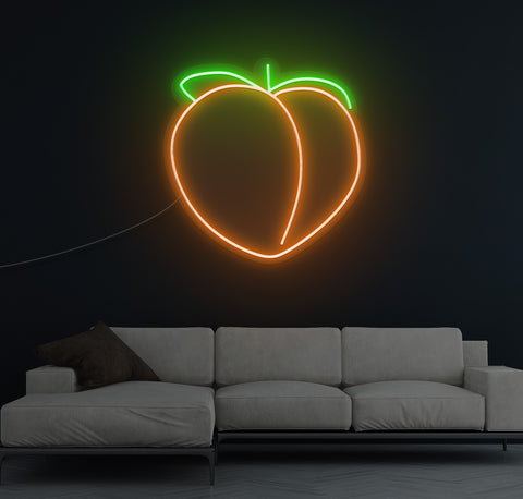 Peach LED Neon Sign