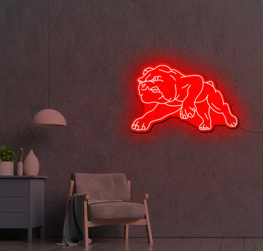 Bulldog LED Neon Sign