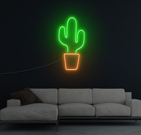 Cactus LED Neon Sign