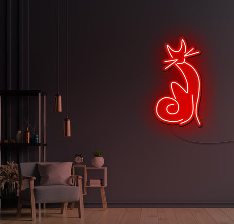 Kitty Cat LED Neon Sign