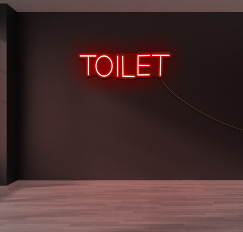 Simple Toilet LED Neon Sign