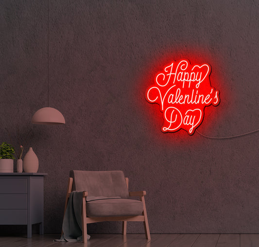 Happy Valentines Day LED Neon Sign
