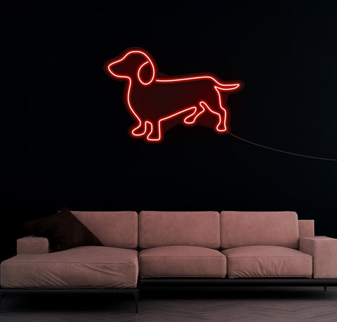 Sausage Dog LED Neon Sign