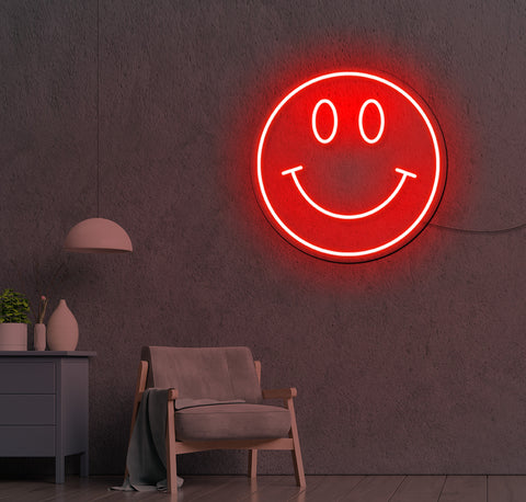 Mr Happy LED Neon Sign