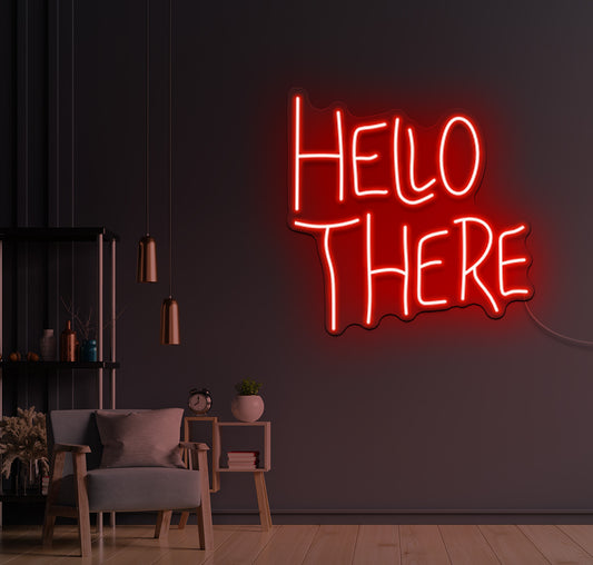 Hello There LED Neon Sign
