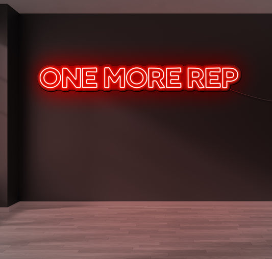 One More Rep LED Neon Sign