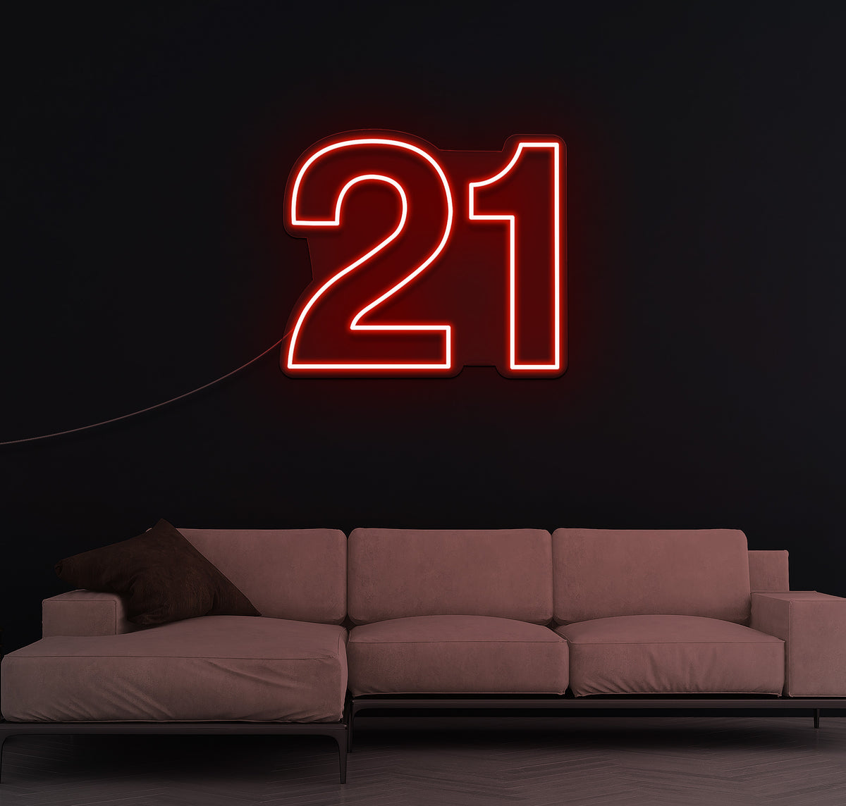 21 LED Neon Sign