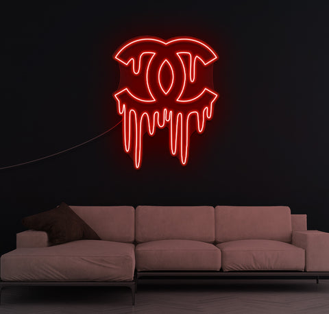 CC Drip LED Neon Sign