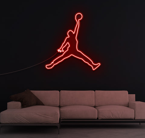 Basketball Jump LED Neon Sign