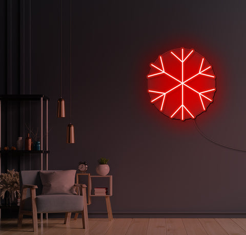 Snowflake LED Neon Sign