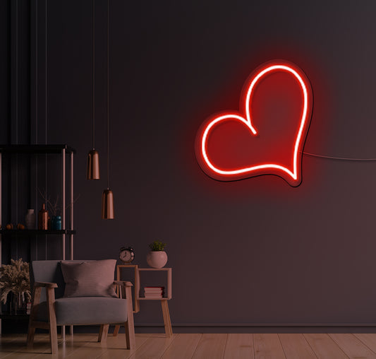 Love Heart LED Neon Sign
