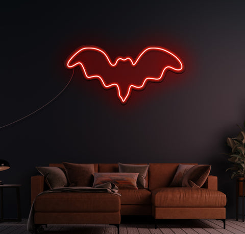 Simple Bat LED Neon Sign